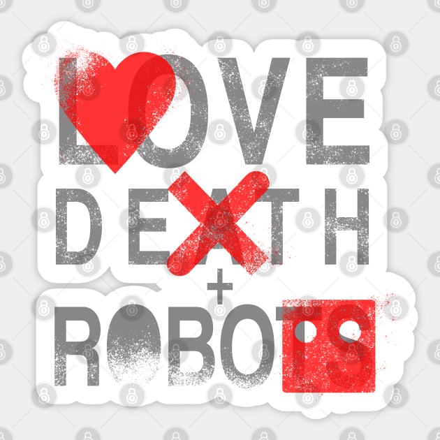 love death and robots Sticker by amiartee